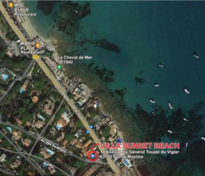 Luxueux haut de villa 4 per à 30m de la plage